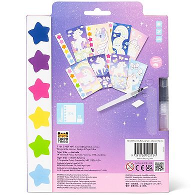 Tiger Tribe Paint-A-Picture Unicorn Skies Watercolor Art Set