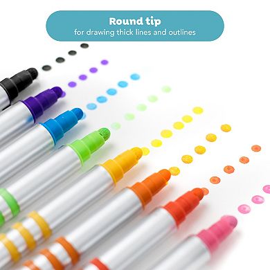 Tiger Tribe Dual-Tip Paint Pens Set