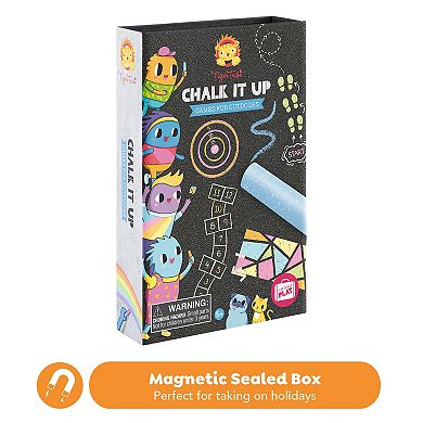 Tiger Tribe Chalk It Up Outdoor Games Set with Activity Book & Chalks