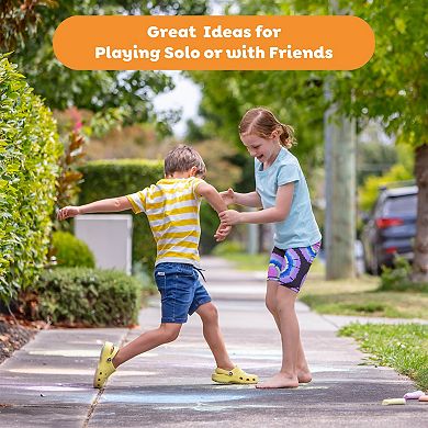 Tiger Tribe Chalk It Up Outdoor Games Set with Activity Book & Chalks