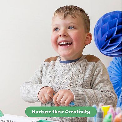 Tiger Tribe Oodle Doodles Animals Coloring & Activity Set with Stickers & Stackable Crayons