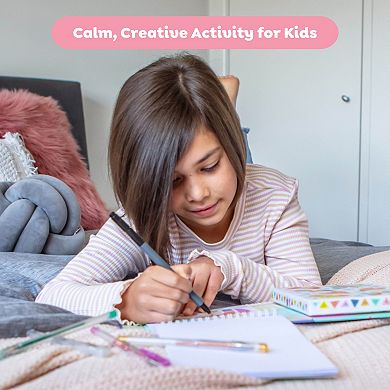 Tiger Tribe Mindful Doodling Set with Gel Pens & Activity Pad