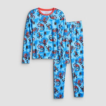 Boys 4-18 Cuddl Duds® Spider-Man 2 pc Baselayer Set