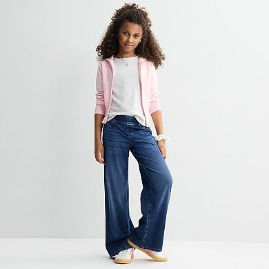 Girls 6-20 SO® Pull-On Super Stretch Wide Leg Jeans in Regular & Plus Size