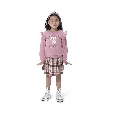 Girls 4-6 Little Lass 4-piece Mix & Match Top & Skort Set