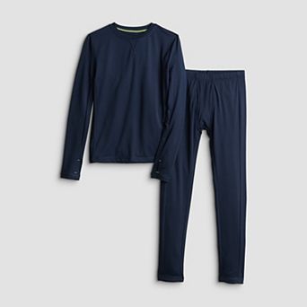 Boys 4-18 Cuddl Duds® Comfortech 2 pc Baselayer Long Sleeve Top & Pants Set