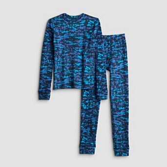 Boys 4-18 Cuddl Duds® Fleecewear with Stretch 2 pc Baselayer Long Sleeve Top & Pants Set