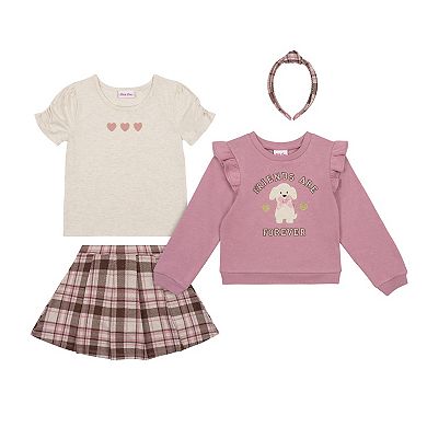 Baby & Toddler Little Lass 4-piece Mix & Match Skort Set