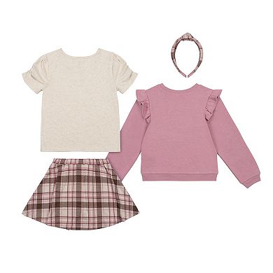Baby & Toddler Little Lass 4-piece Mix & Match Skort Set