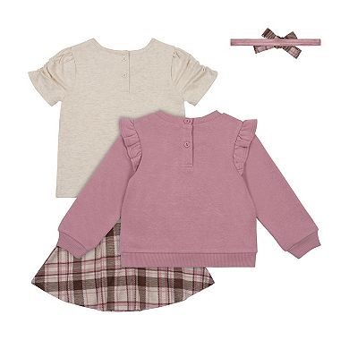 Baby & Toddler Little Lass 4-piece Mix & Match Skort Set