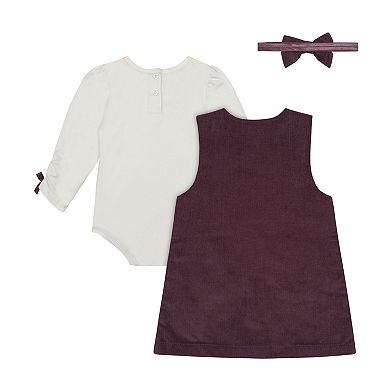 Baby & Toddler Little Lass 3-piece Jumper Dress Set