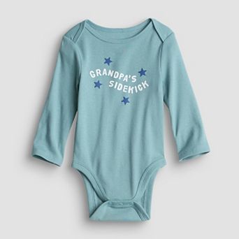 Baby Jumping Beans® Grandparents Long Sleeve Lapped Shoulder Bodysuit