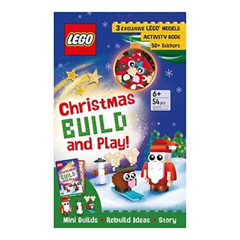 LEGO Christmas Build and Play Children's Soft Cover Activity Book
