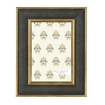 Belle Maison 5" x 7" Faux Leather Picture Frame