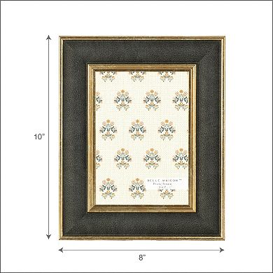 Belle Maison 5" x 7" Faux Leather Picture Frame