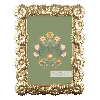 Belle Maison Floral 4 x 6 Resin Photo Frame