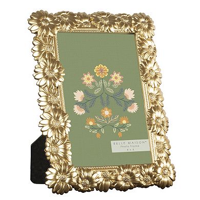 Belle Maison Floral 4 x 6 Resin Photo Frame