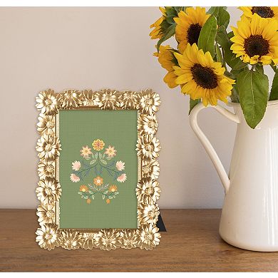 Belle Maison Floral 4 x 6 Resin Photo Frame