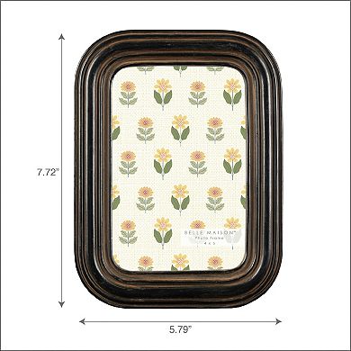 Belle Maison 4" x 6" Resin Tabletop Photo Frame