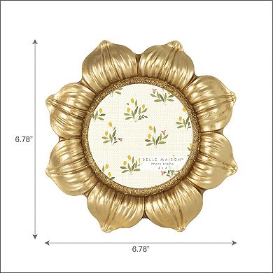 Belle Maison 4" x 4" Flower Resin Tabletop Frame