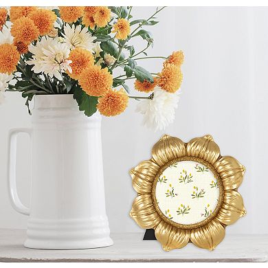 Belle Maison 4" x 4" Flower Resin Tabletop Frame
