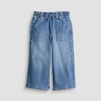 Baby & Toddler Girl Jumping Beans® High Rise Paperbag Waist Wide Leg Pants