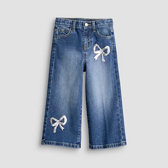 Girls 4-12 Jumping Beans® High Rise Wide Leg Jeans