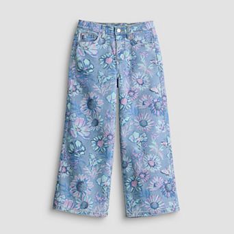 Girls 4-12 Jumping Beans® High Rise Wide Leg Jeans
