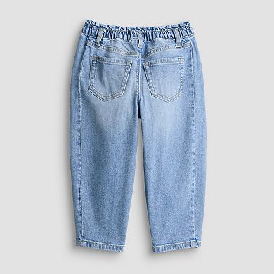Girls 4-12 Jumping Beans® High Rise Barrel Jeans