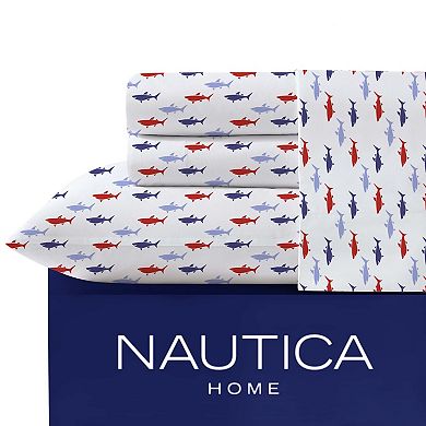 Nautica Costazul Printed Sheet Set with Pillowcases