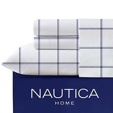 Nautica Plot Blue Sheet Set with Pillowcases