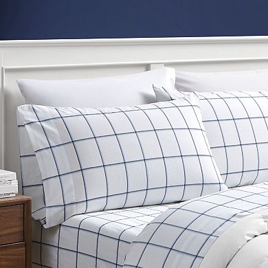 Nautica Plot Blue Sheet Set with Pillowcases