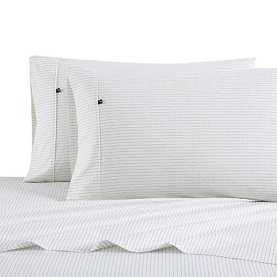 Nautica Cotton Percale Sheet Set with Pillowcases