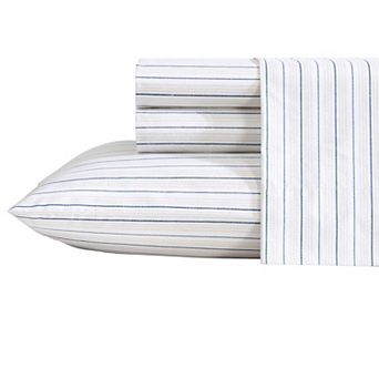 Nautica Cotton Percale Sheet Set with Pillowcases