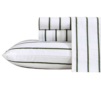 Nautica Cotton Percale Sheet Set with Pillowcases