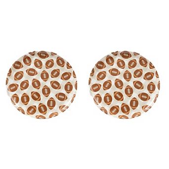Celebrate Together™ Fall 2 pc Football Dinner Plate Set
