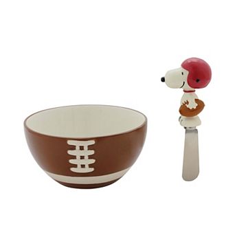 Celebrate Together™ Peanuts Snoopy Football Dip Bowl & Spreader