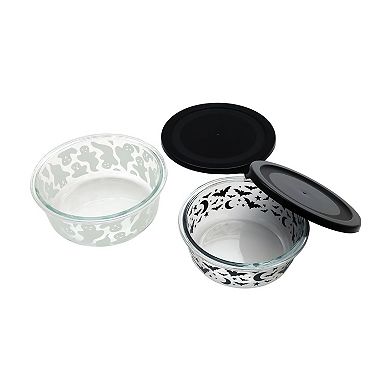 Celebrate Together™ Halloween 2-Piece Glass Storage Container Set