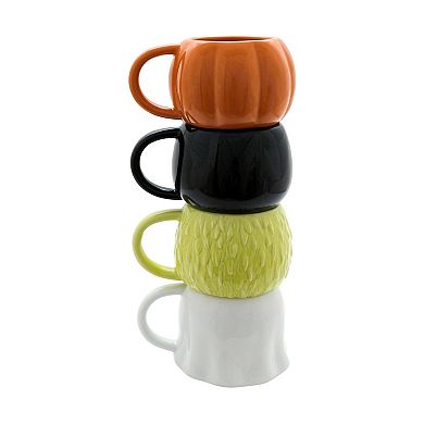 Celebrate Together™ Halloween 4-Piece Icon Stacking Mug Set