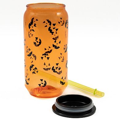 Celebrate Together™ Halloween Jack-O-Lantern Toss Sipper with Straw