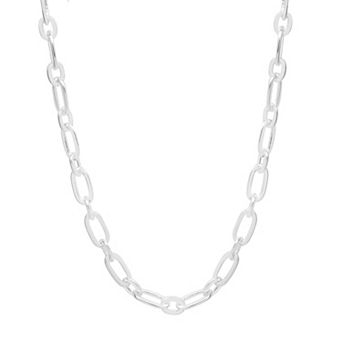 LC Lauren Conrad Silver Tone Link Chain Necklace
