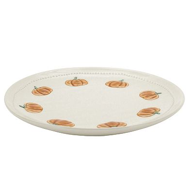 Celebrate Together™ Fall Embossed Pumpkins Dinner Plate