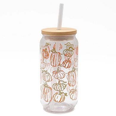 Celebrate Together™ Fall Pumpkin Decal Can Sipper