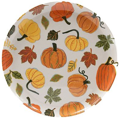 Celebrate Together™ Fall 4-Piece Pumpkin Toss Dinner Plate Set