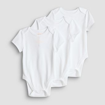 Baby Jumping Beans® 3-Pack Short Sleeve Lapped Shoulder Bodysuits