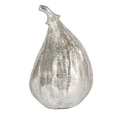 Hello Honey Decorative Resin Figs, Silver Finish, Set of 5