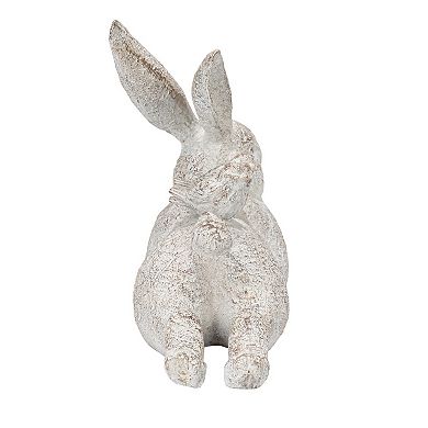 Hello Honey Decorative Resting Rabbit with Birds Figurine