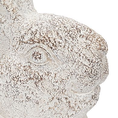 Hello Honey Decorative Resting Rabbit with Birds Figurine