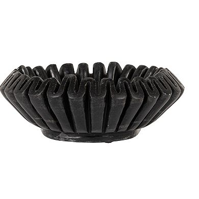 Hello Honey Round Marble Pleated Dish