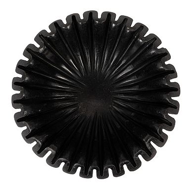 Hello Honey Round Marble Pleated Dish